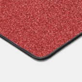 Rode glitter, sprankeling, glitterachtergrond bureaumat (Hoek)
