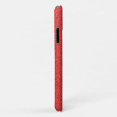 Rode glitter, sprankeling, glitterachtergrond Case-Mate iPhone case (Achterkant/rechts)