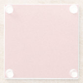 Rode glitter, sprankeling, glitterachtergrond glazen onderzetter (Achterkant)