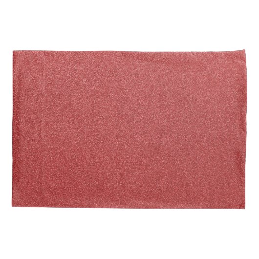 Rode glitter, sprankeling, glitterachtergrond kussensloop (Achterkant)