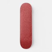 Rode glitter, sprankeling, glitterachtergrond persoonlijk skateboard (Voorkant)