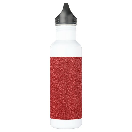 Rode glitter, sprankeling, glitterachtergrond waterfles  (Links)