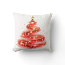 Rode Glitter Swirl Kerstboom