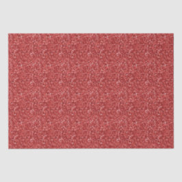 Rode Glitter Tissuepapier