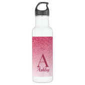 Rode glitter waterfles (Voorkant)