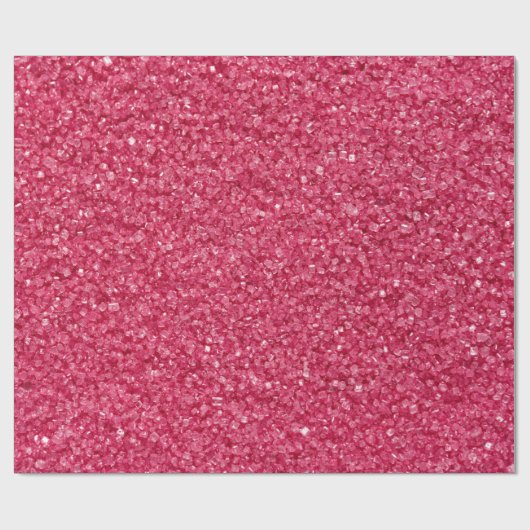 Rode Glitter Witte Vonken Cadeaupapier (Vlak)