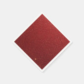 Rode Glitters Servet (Hoek)