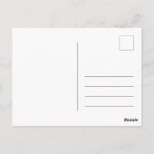 Rode glittery kerst ornament & zilveren klatergoud briefkaart (Achterkant)