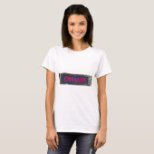 Rode gloed aan boord licht t-shirt (Voorkant volledig)