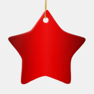 Rode gloed keramisch ornament