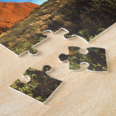 Rode gloed van de beroemde Ayers Rock in de Outbac Legpuzzel (Zijkant)