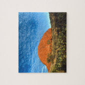 Rode gloed van de beroemde Ayers Rock in de Outbac Legpuzzel (Verticaal)
