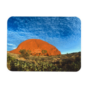 Rode gloed van de beroemde Ayers Rock in de Outbac Magneet