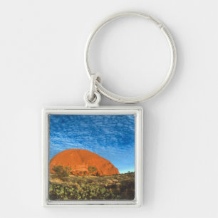 Rode gloed van de beroemde Ayers Rock in de Outbac Sleutelhanger