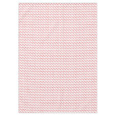 Rode glossy passie harten, schattig romantisch pat tafelkleed (Voorkant)