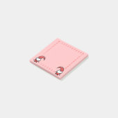 Rode Gnome met Paddenstoelen Post-it Briefjes Post-it® Notes (Schuin)