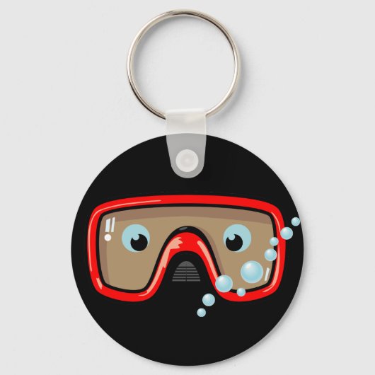 Rode Goggles Sleutelhanger (Voorkant)