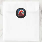 Rode Golf Komt Republikeinse Stem Ronde Sticker (Tas)
