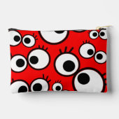 Rode Googly Ogen Pop Patronen Etui (Achterkant)