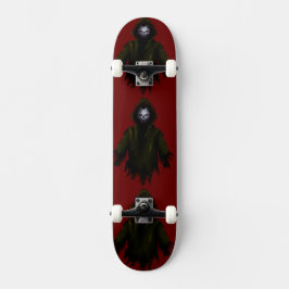 Rode Gotische Monster Horror Donkere Scherp Straat Persoonlijk Skateboard