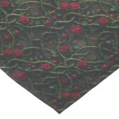 Rode Gotische Roos Medium Tafelloper (Hoek)