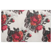Rode Gotische Roos Patroon Stof (Fat Quarter)