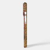 Rode Goud Kashan Tapijt Perzisch Aziatisch Case-Mate iPhone Case (Achterkant / Links)