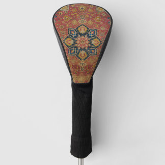 Rode Goud Kashan Tapijt Perzisch Aziatisch Golfheadcover