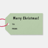 Rode Goud Retriever Festieve Hond Kerstboom Cadeaulabel (Achterkant Horizontaal)