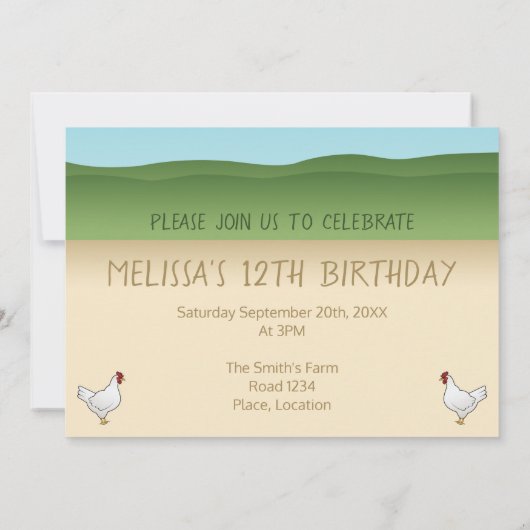 Rode Goud Retriever Op Een Boerderij - Verjaardags Kaart (Achterkant)