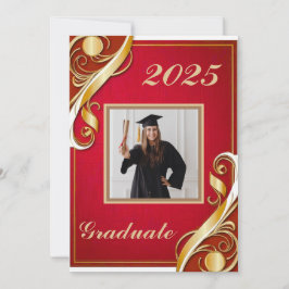 Rode Goud Witte Afstuderen Kaart