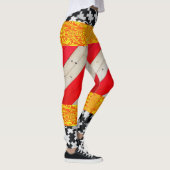 Rode Goud Witte Leggingen Leggings (Rechts)