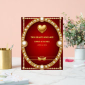 Rode Goud Zwaan Bruiloft Couple Decoratie 💍 (Huwelijk)
