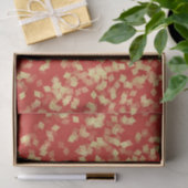 Rode Gouden Confetti Bruiloftsfeest Tissuepapier (Geschenk)