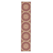Rode Gouden Decoratieve Tafel Runner Medium Tafelloper (Voorkant)