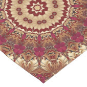 Rode Gouden Decoratieve Tafel Runner Medium Tafelloper (Hoek)