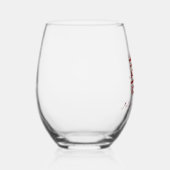 Rode gouden dubbelzinnigheid Chinese bruiloft Wijnglas Zonder Voet (Rechts)