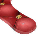 Rode Gouden Edelsteen Snijplank met Aangepaste Tek (Hoek)