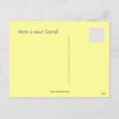 Rode, gouden en blauwe Belgische chocolade paaseie Feestdagenkaart (Achterkant)