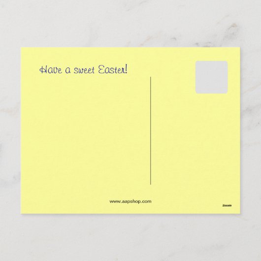 Rode, gouden en blauwe Belgische chocolade paaseie Feestdagenkaart (Achterkant)