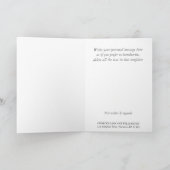 Rode Gouden Exotische Zonnebloem Dankkaartjes Bedankkaart (Binnen)