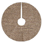 Rode gouden glitter Sparkle Stripes Kerstboom Rok (Voorkant)