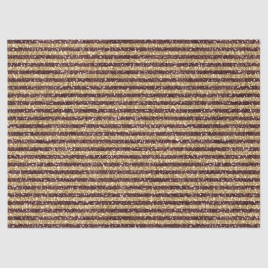 Rode gouden glitter Sparkle Stripes Tissuepapier (Voorkant)