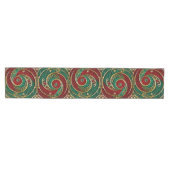 Rode Gouden Groene Vakantietafel Runner Medium Tafelloper (Horizontaal)