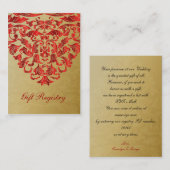 rode gouden Kaarten (Voorkant / Achterkant)