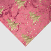 rode gouden kerstbomen tissuepapier (Detail)