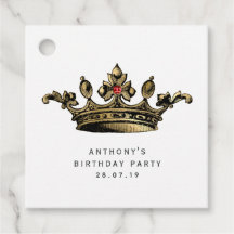 Rode gouden  kroon met Ruby Gemstone