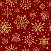 Rode Gouden Persoonlijke Kerst Papier Cadeautas Lu