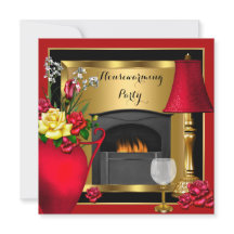 Rode gouden Rozen voor huisverwarming