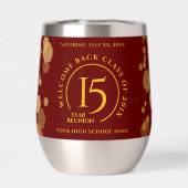 Rode & Gouden School College Klasse Reünie (Achterkant)